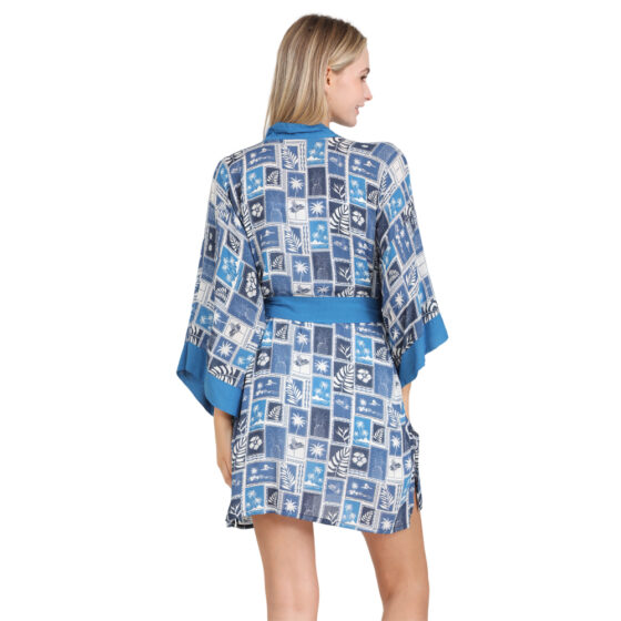 kimono robe custom print