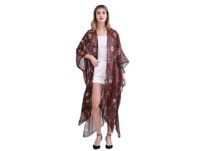 Custom Printed Silk Kimonos